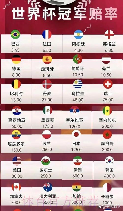 2026年世界杯夺冠热门球队赔率深度解析与前景预测